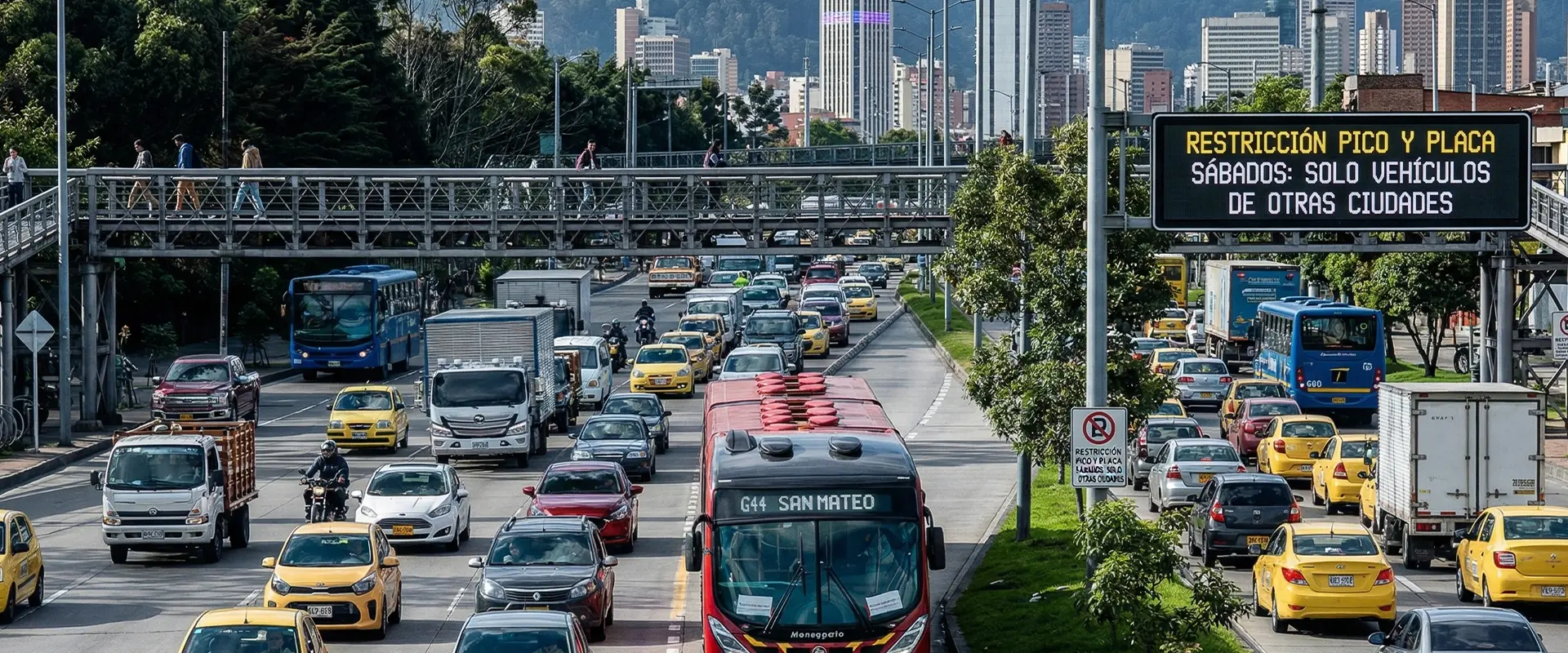Pico y Placa Bogotá Tráfico